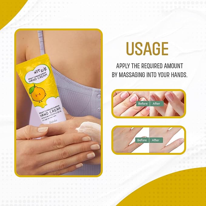esfolio Yuja Vitamin C Hand Cream – Deep Hydration - Image 4