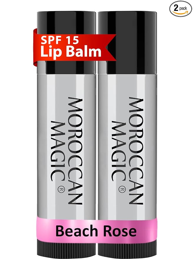 Moroccan Magic Beach Rose SPF 15 Lip Balm by MoroccanMagic