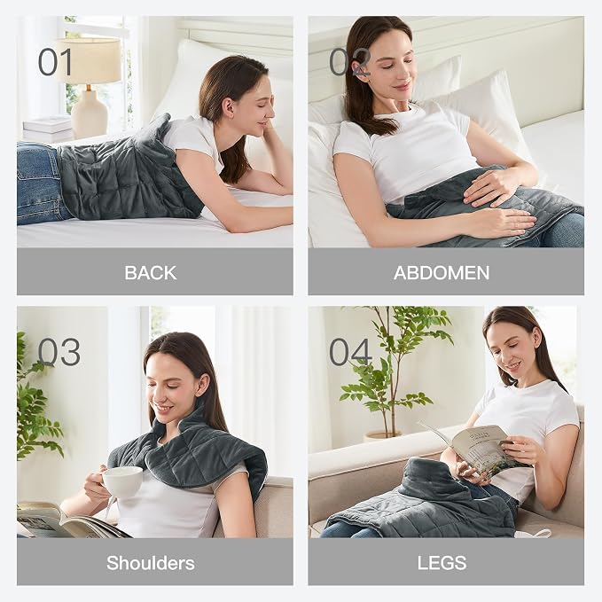 Neck Weighted Heating pad XL 19''x24'' fsa Eligible Items only List Heat pad - Image 5