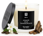 Lulu Candles | Jasmine, Oud & Sandalwood | Luxury Scented Soy Jar Candle | Hand - Image 3