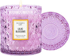 Chloefu LAN Lilac Blossoms Scented Candle, Highly Floral Fragranced Candle by ChloefuLANScentedCandles