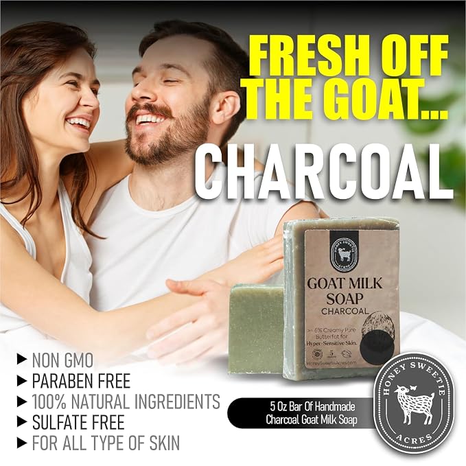 Honey Sweetie Acres Charcoal Goat Milk Soap - Image 6