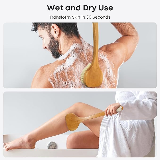 eaxun Bamboo Back Scrubber - Image 6