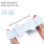 Ayesha Blue Spa Headband and Wristband Set - Image 5