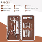 Manicure Set, FAMILIFE Professional Manicure Kit Nail Kit Mens Grooming Tools - Image 5