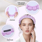 10 Pcs Velvet Cloth Spa Headbands - Image 3