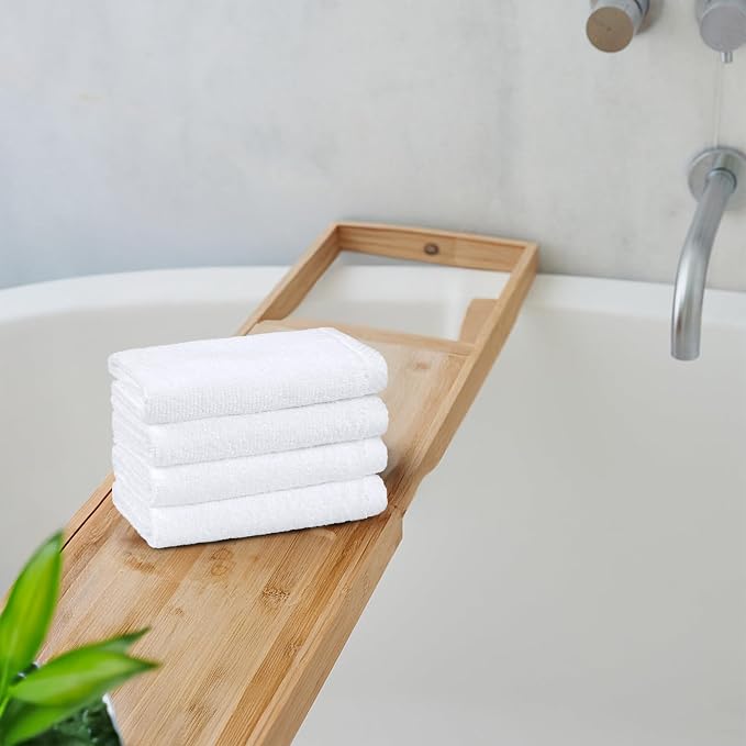 Amazon Basics Cotton Washcloths, Lightweight Quick-Dry, Absorbent Face and Body - Image 7