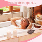 Boao 3 Pcs Bath Shower Pouf Sponge Mesh Pouf Shower Ball Exfoliating Body - Image 3