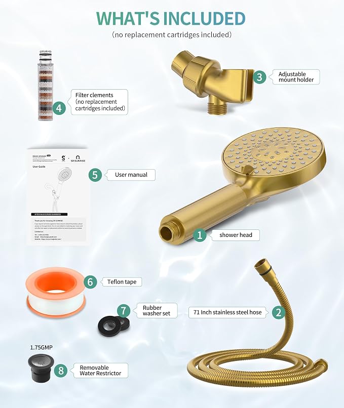 SR SUN RISE Filtered Shower Head - Image 8