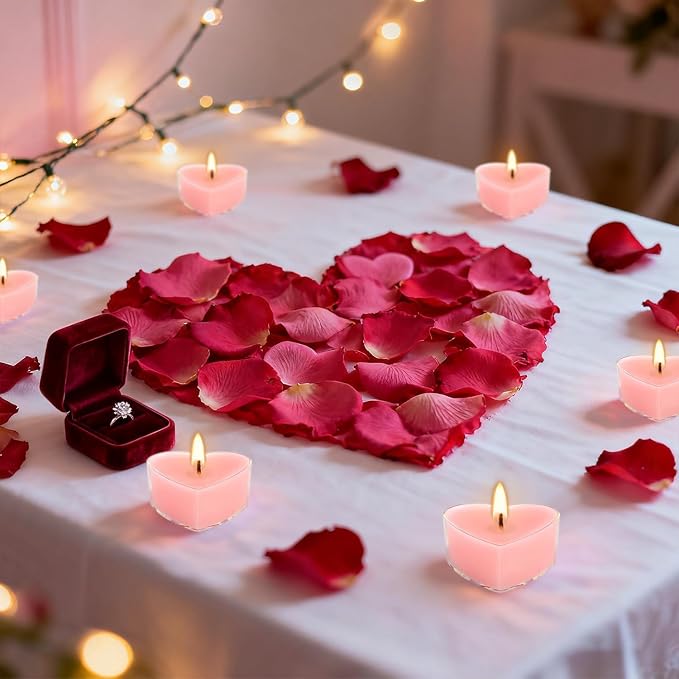 50-Pack Pink Heart Tea Wax - Image 9