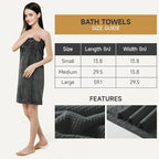 REDKISS Soft 6 Piece Bath Towels Set, 2 Large Bath Towel Sheet, 2 Hand Towels - Image 2