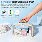 Electric Facial Cleaner with 6 Modes & 3 Light Effects, Rechargeable Waterproof - Image 8