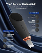 Facial Cleansing Brush & Massager, 2 in 1 Facial Skin Scrubber Waterproof and - Image 2