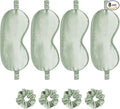 Satin Eye Mask 8Pcs Silk Sleep Masks Silky Blindfold Eyeshade Blackout Eyes by WJingYiJia