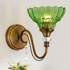1 Piece Vintage Wall Sconce, 1-Light Matte Antique Brass Finish Wall Sconce - Image 2