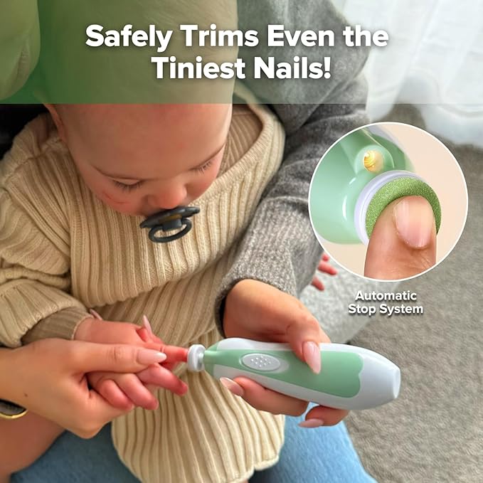 haakaa Baby Nail File Electric Baby Nail Care Set - Image 2