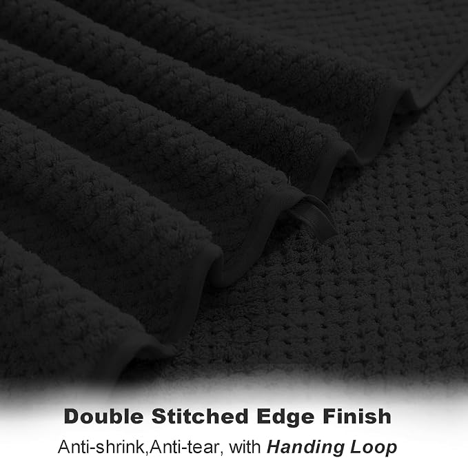 Smuge 2 Piece Hand Towels Set, 100% Microfiber - Image 4