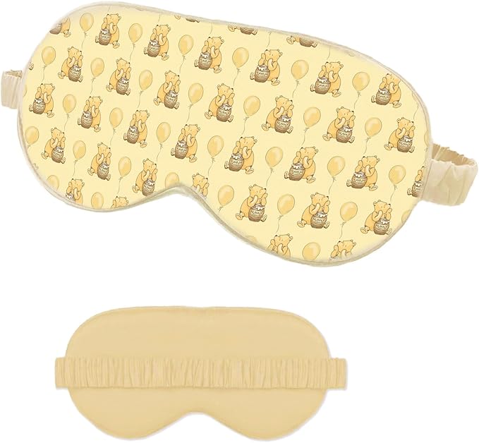 Winnie Sleep Eye Masks for Kids Women, Sleep Eye Mask Blindfold by QZCYU