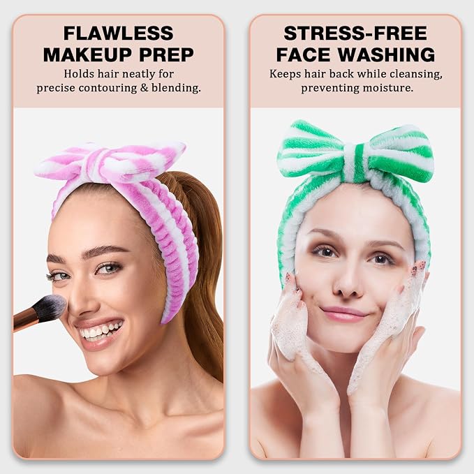 YOOVR 8pcs Spa Headband, Mothers Day Gifts Bulk, Stocking Stuffers - Image 7