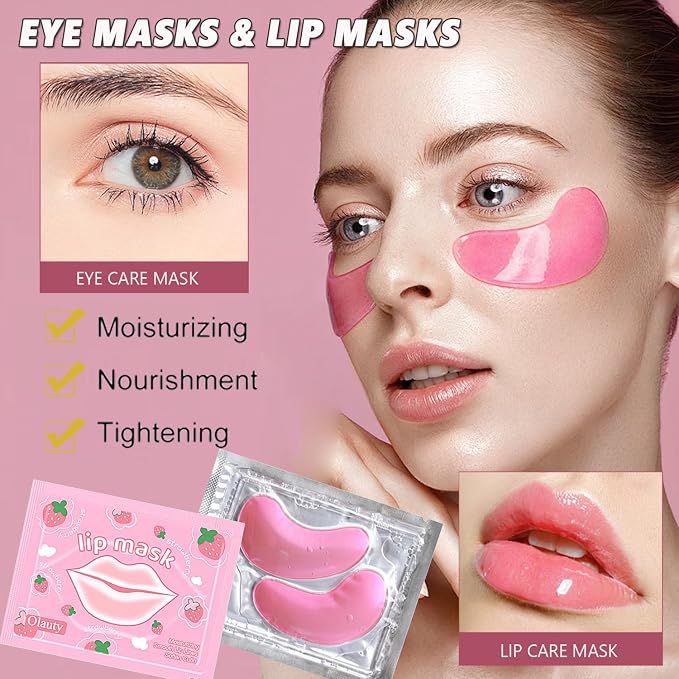 30 Pairs Eye Masks & Lip Masks, Under Eye Patches - Image 2