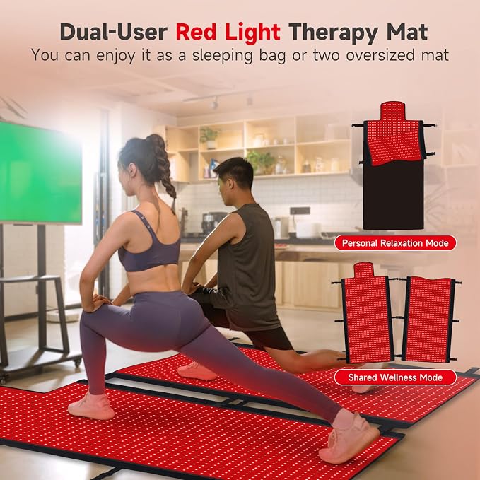 LITDUCK Body Red Light Therapy Mat, Eligible Red Light Therapy Blanket - Image 3