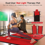 LITDUCK Body Red Light Therapy Mat, Eligible Red Light Therapy Blanket - Image 3
