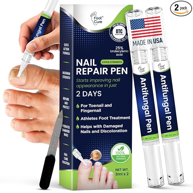 Footcure Antifungal Nail Treatment Pen – Extra Strength Toenail Fungus Treatment by FOOTCURE