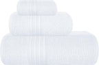 BOUTIQUO Ultra Soft 3 Pack Cotton Towel Set, Contains a Bath Towels 28x55 inch by BOUTIQUO