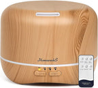 Homeweeks 300ml Essential Oil Diffuser, Quiet Aromatherapy Mist Diffusers by Homeweeks