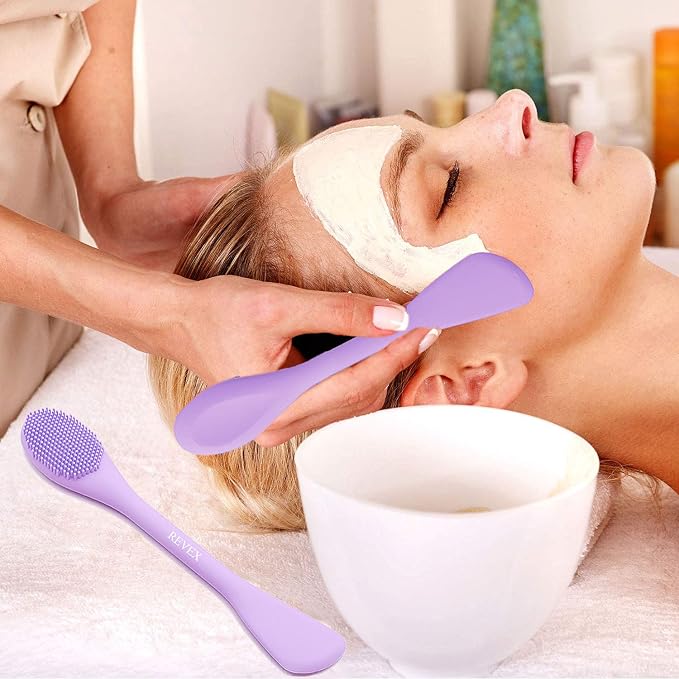 REVEX Silicone Face Mask Applicator, Face Scrubber, Exfoliating Pore Scrubber - Image 6