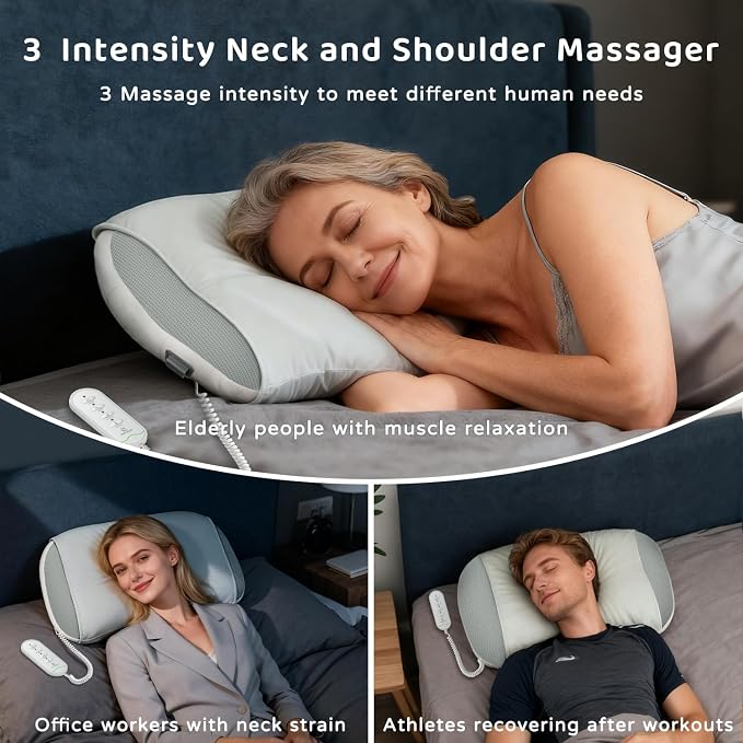 Zenopax Neck Massager for Pain Relief Deep Tissue, Cordless & Rechargeable Neck - Image 4