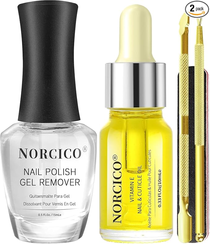 Gel Polish Remover, Cuticle Oil by NORCICO