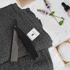 Reed&Pick 24 Pack Dark Grey Hand Towels 100% Cotton Spa Towels – 16x26 inches - Image 7