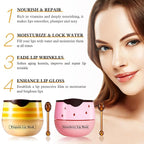 4 PCS Honey Lip Balm Pot, Strawberry & Honey Lip Mask, Hydrate & Moisturizing - Image 5