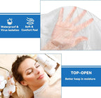 Teling 60 Pcs 60 Pcs Disposable Sauna Blanket Liners, 47x83 Inch Plastic Sheets - Image 6