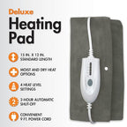 TheraCare Deluxe Heating Pad | Moist & Dry Heat | Four-Heat Settings | Sore - Image 3