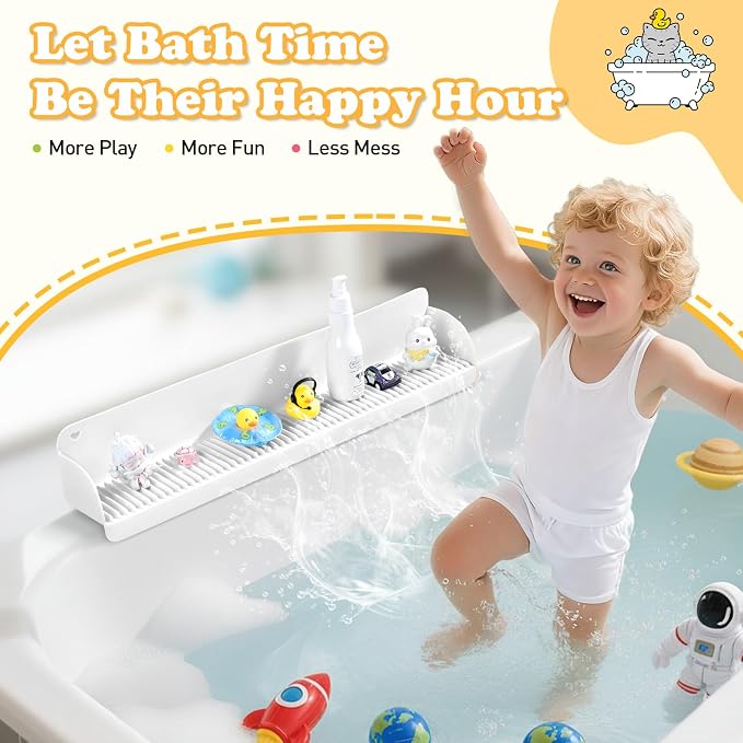 AGPTEK 24 Inch Bathtub Splash Guard - Image 3