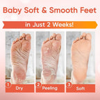 CÉLOR Foot Peeling Mask for Dry Cracked Feet | Foot Mask to Exfoliate Rough - Image 2