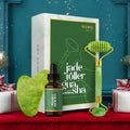 100% Real Crystal Jade Stone Roller and Gua Sha Set by Unknown