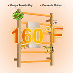 Heated Towel Racks for Bathroom, Wall Mounted Electric Towel Warmer Racks - Image 3