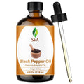 SVA Black Pepper Essential Oil – 4 Fl Oz – 100% Natural Black Pepper Oil by SVAORGANICS