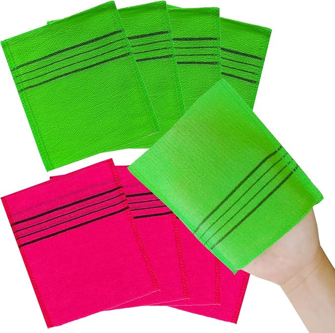 Korean Asian Exfoliating Bath Washcloth Mitt - Image 9