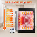 Upgraded 2 Person Infrared Sauna Box, 77”x 37”x 50” Portable Sauna - Image 5