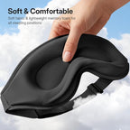 LitBear Long Lash Sleep Mask for Women Men Side Sleeper, 3D Contoured Light - Image 5