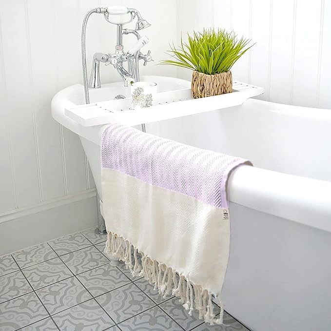 Bazaar Anatolia Turkish Beach Towel 100% Cotton Bath Towels 71x39 Quick Dry - Image 6