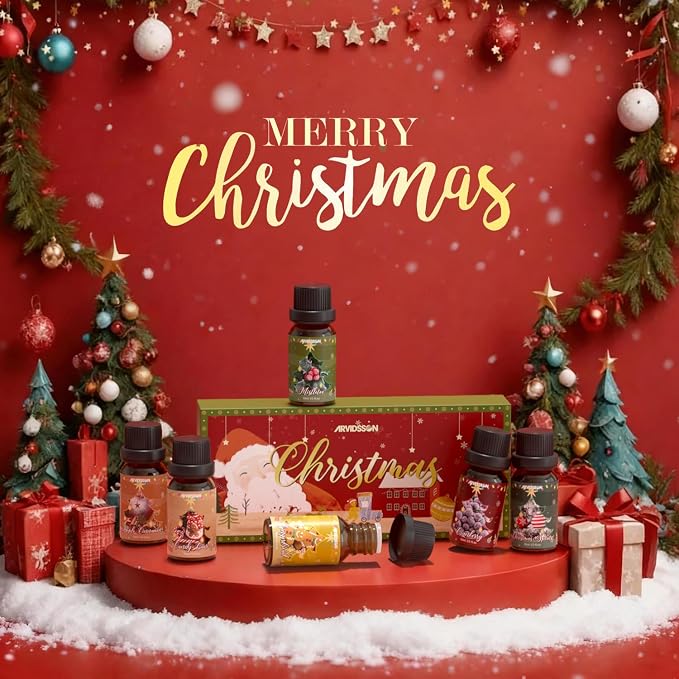 ARVIDSSON Christmas Fragrance Oil Set, Winter Essential Oils - Image 2