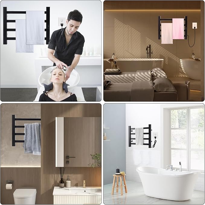 Towel Warmer Heated Towel Bar-Rack - Image 7