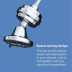 Brondell Shower Filter VivaSpring, Compact Polished Chrome – High Output - Image 6