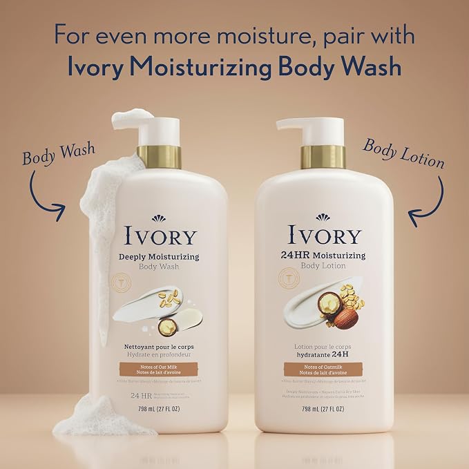 Ivory Hand & Body Lotion, 24hr Moisturizing, Repairs Extra Dry Skin, All Day - Image 10
