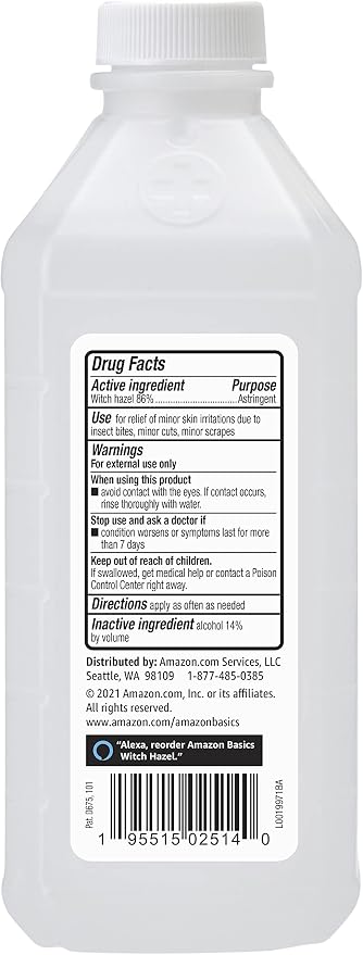 Amazon Basics Witch Hazel USP Astringent - Image 2